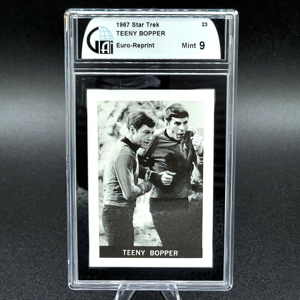 1967 Leaf Star Trek TOS Rare #23 Teeny Bopper Graded 9 Mint